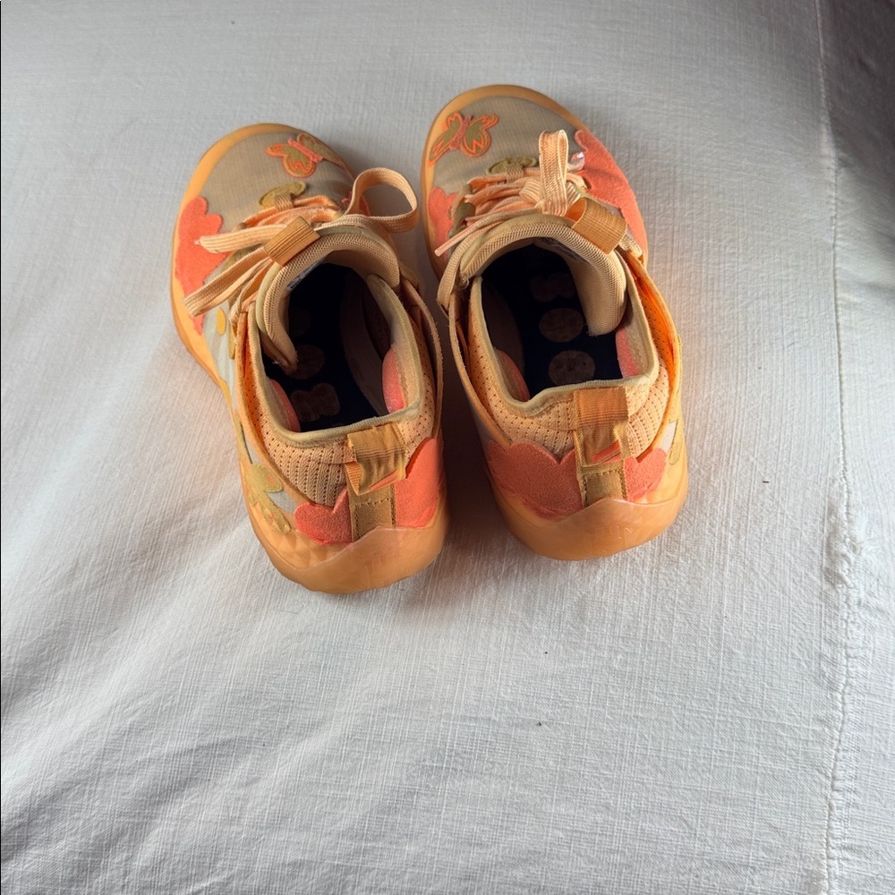 Adidas James Harden Vol. 5 Futurenatural Basketball Shoes Orange Mens 6.5 - Picture 6 of 11